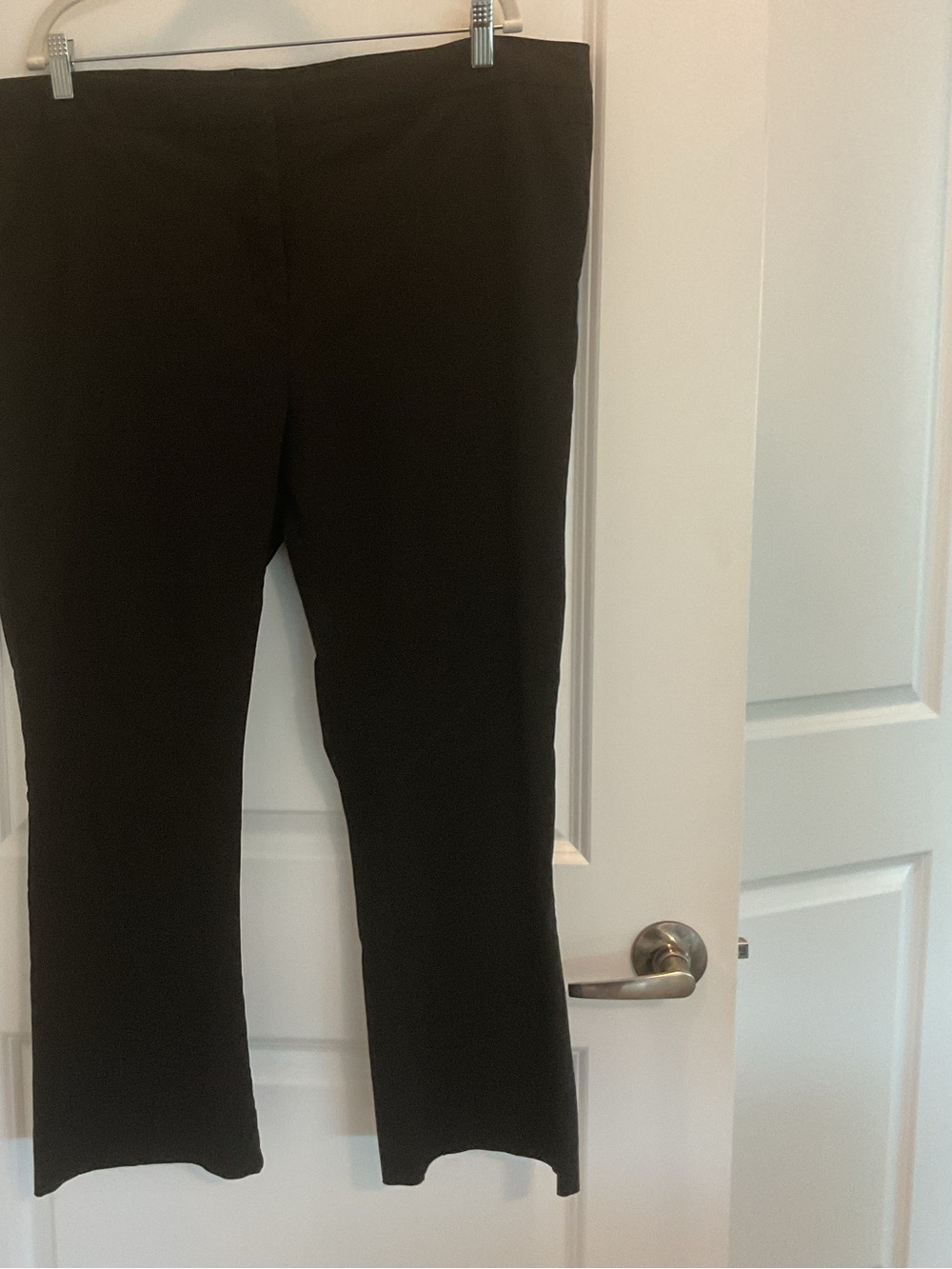 Mango Black Cargo -Leg Pants, Size 22